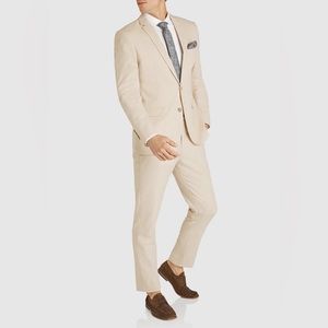 CONNOR SAND SCARBOROUGH SLIM SUIT JACKET